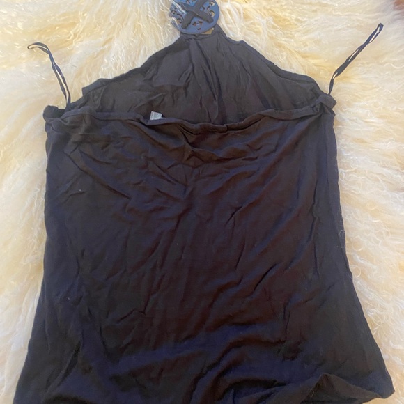 VGC Mexx women’s tie back fashion blacked out tank top in SZ S!! - Picture 2 of 4